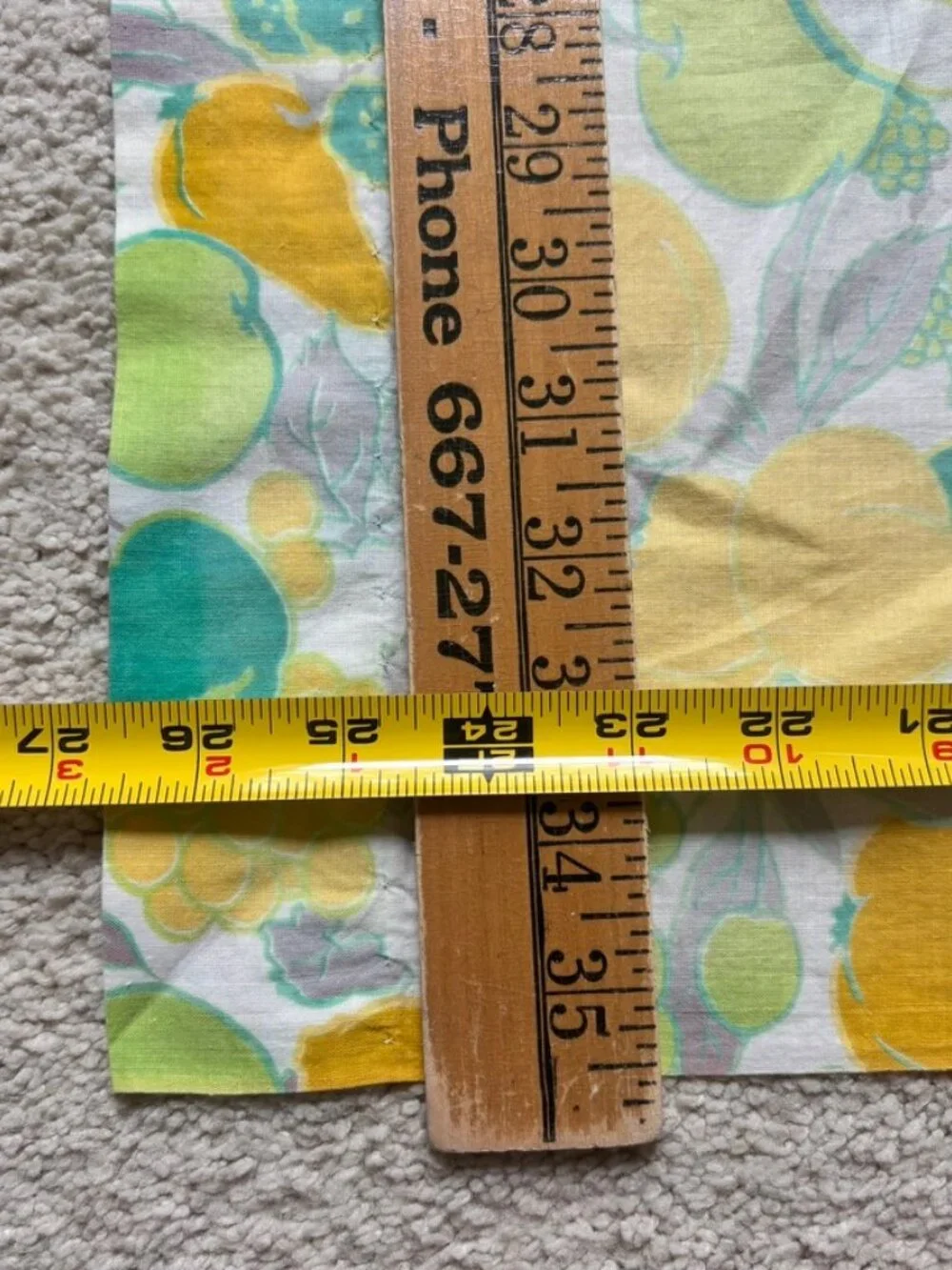 Handmade vintage fruit